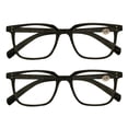thumbnail image 1 of 2 Packs Mens Womens Unisex Oval Frame Reading Glasses Blue Light Blocking Readers +3.50, 1 of 5
