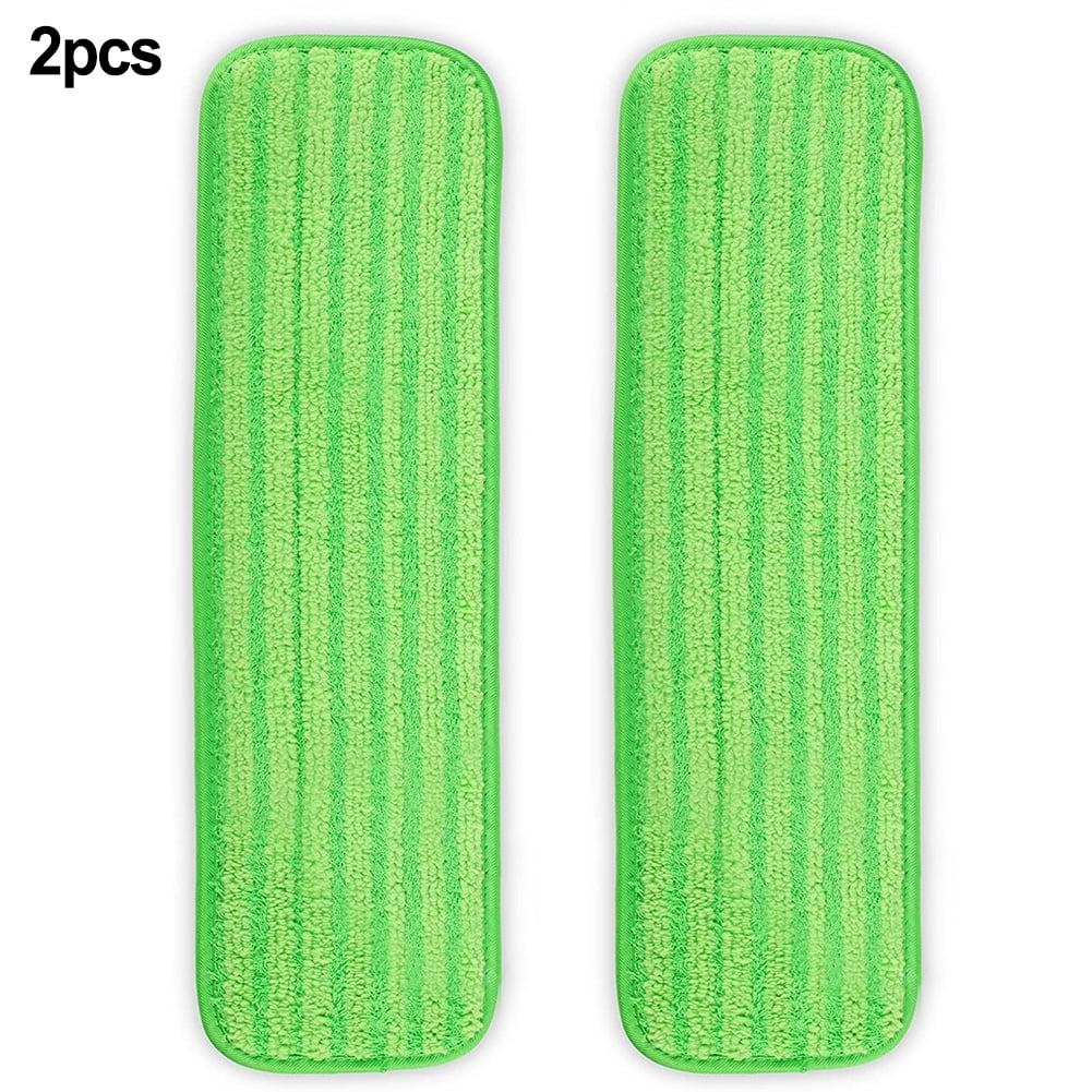 2 Packs Mop Pads for Swiffer Sweeper XL Wet Jet Pads, Reusable Green