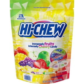 [2 Packs] Morinaga Hi -Chew Assorted Flavored Individually Wrapped Fruit Chews Mango Grape Strawberry Green Apple