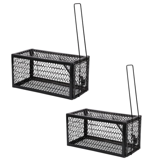 2 Packs Mouse Trap Small Live Animal Mouse Voles Hamsters Live Cage Rat Mouse Cage Trap