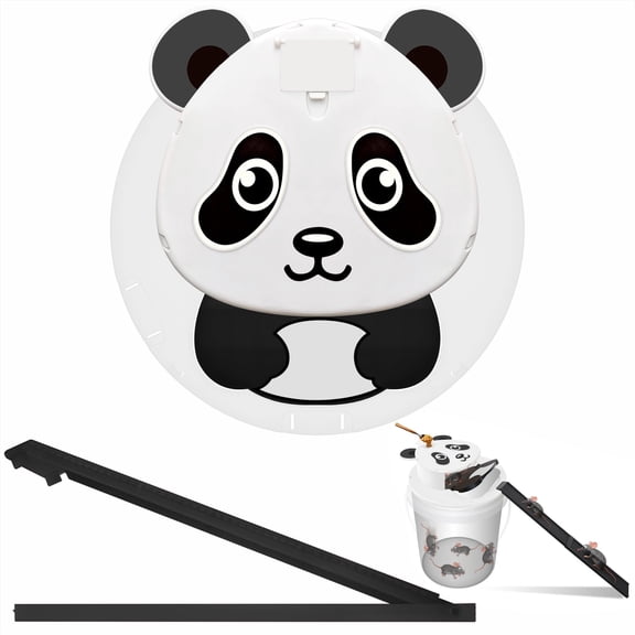 2 Packs Mouse Traps Bucket,Automatic Reset Flip Lid Humane Mouse Trap-Multi-Catch Rat Traps Outdoor&Indoor Home Use-Reusable Mice Catching Tool -2Packs, White