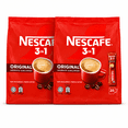 thumbnail image 1 of 2 Packs Nescafe 3-in-1 ORIGINAL Premix Instant Coffee Single Serve Packets, 1 of 7