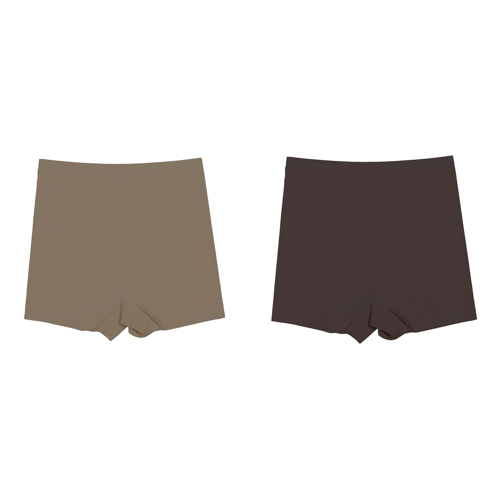 (2Packs)Non Marking Anti Fading Large Boxers for Women Non Crimping