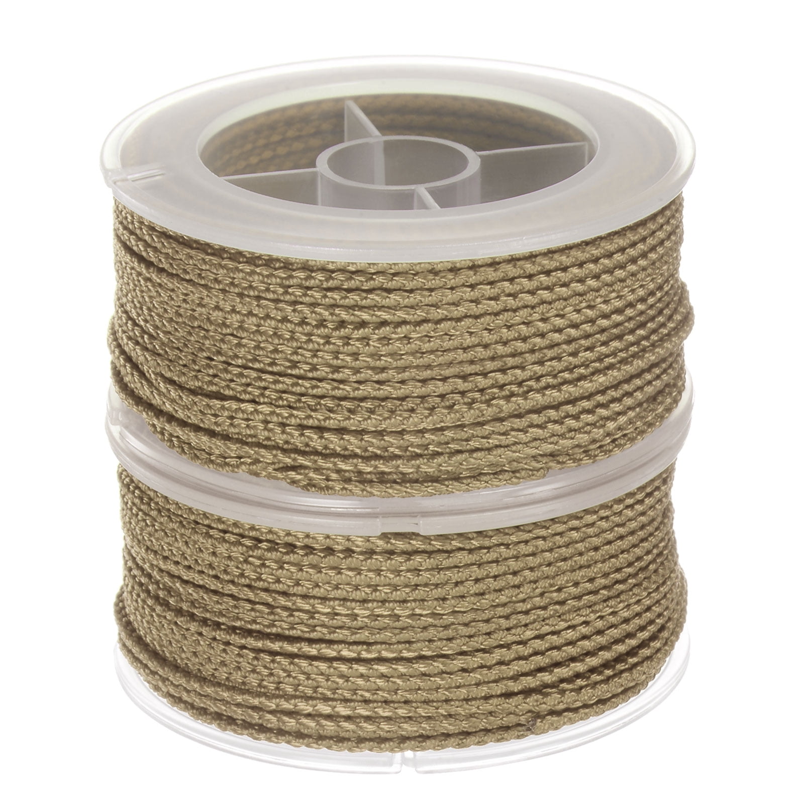 2 Packs Nylon Thread Twine Beading Cord 1.6mm Extra-Strong Braided ...