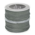 thumbnail image 1 of 2 Packs Nylon Thread Twine Beading Cord 1.6mm Extra-Strong Braided Nylon Crafting String 16M/52 Feet, Grey, 1 of 7
