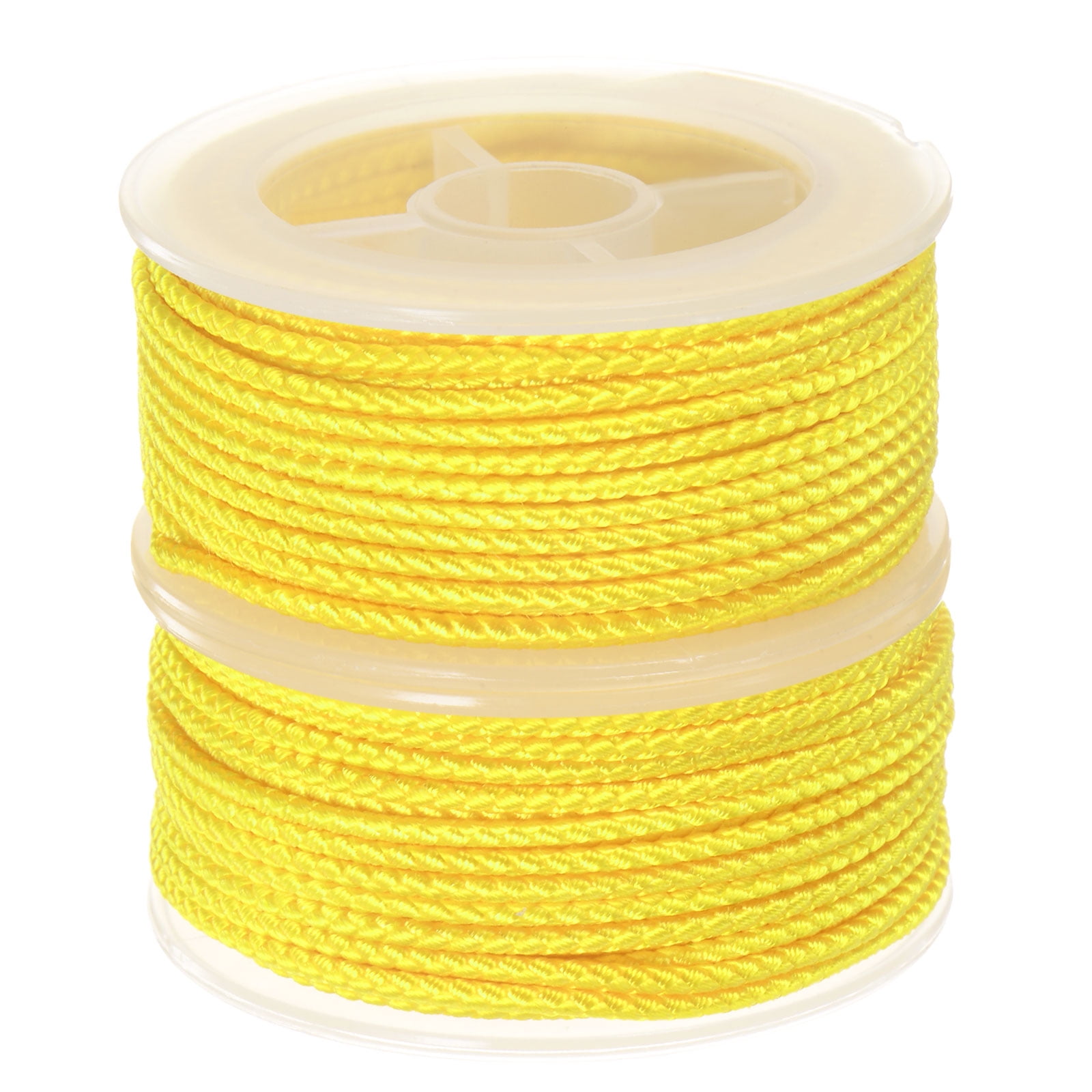 2pcs Nylon Thread Twine Beading Cord 1.6mm Braided String 52 Feet