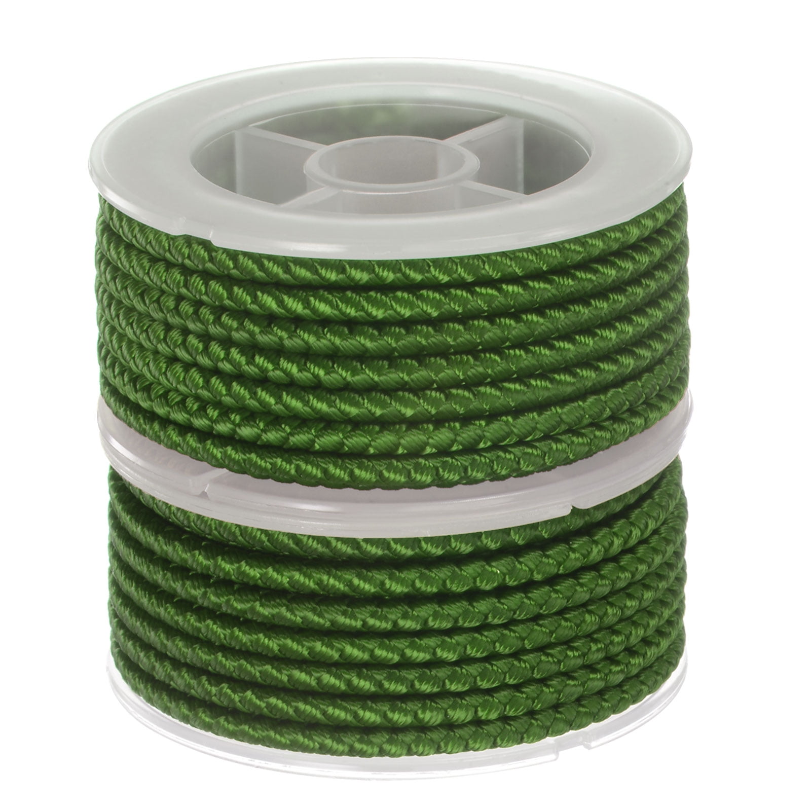 2 Packs Nylon Thread Twine Beading Cord 4mm Extra-Strong Braided