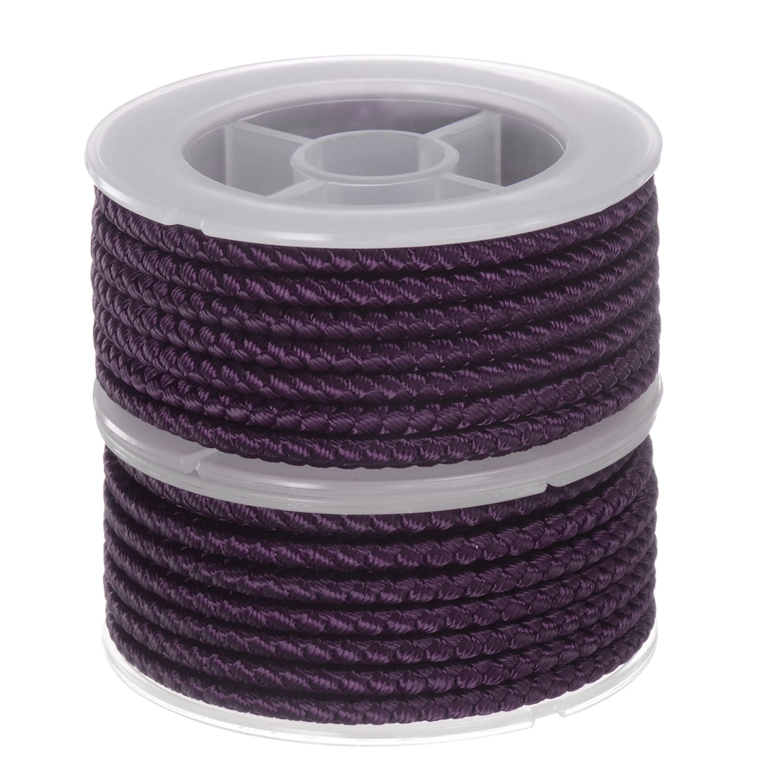 2 Packs Nylon Thread Twine Beading Cord 4mm Extra-Strong Braided ...