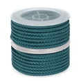 thumbnail image 1 of 2 Packs Nylon Thread Twine Beading Cord 4mm Extra-Strong Braided Nylon Crafting String 3.2M/10.5 Feet, Teal blue, 1 of 7