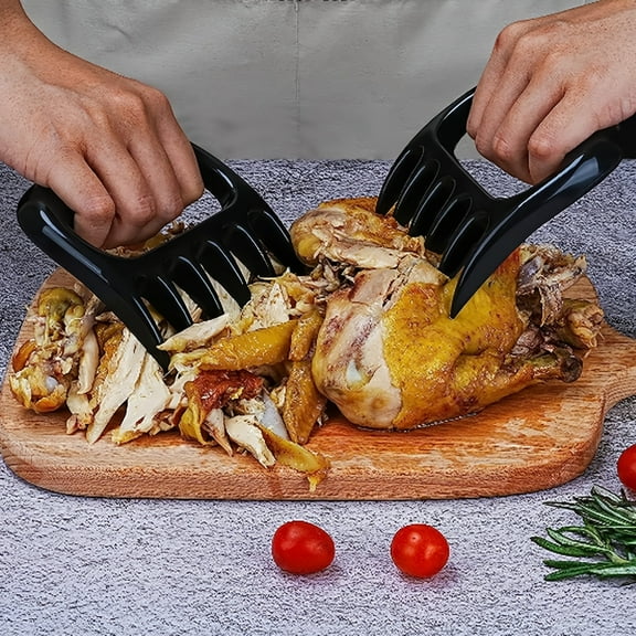 2 Packs, Original Shredder Barbecue Claws, Easily Lift, Handle, Shred, And Cut Meats Ultra-Sharp Blades And Heat Resistant, Meat Crusher Pliers, Heavy Duty Bear Claw For Chopping Meat, Gifts For Men