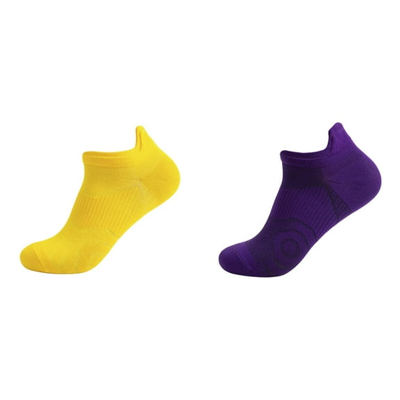 (2-Packs)Outdoor Sports Socks for Womens Socks Heel Shield Men and Women Fitness Thigh High Socks Running Socks Thin Socks Boot Socks Men Shallow Cut Summer Breathable Socks Quick Drying Boat Sock