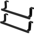 STONCEL Over The Door Towel Rack, 2 Packs, Stainless Steel, 9in Bar
