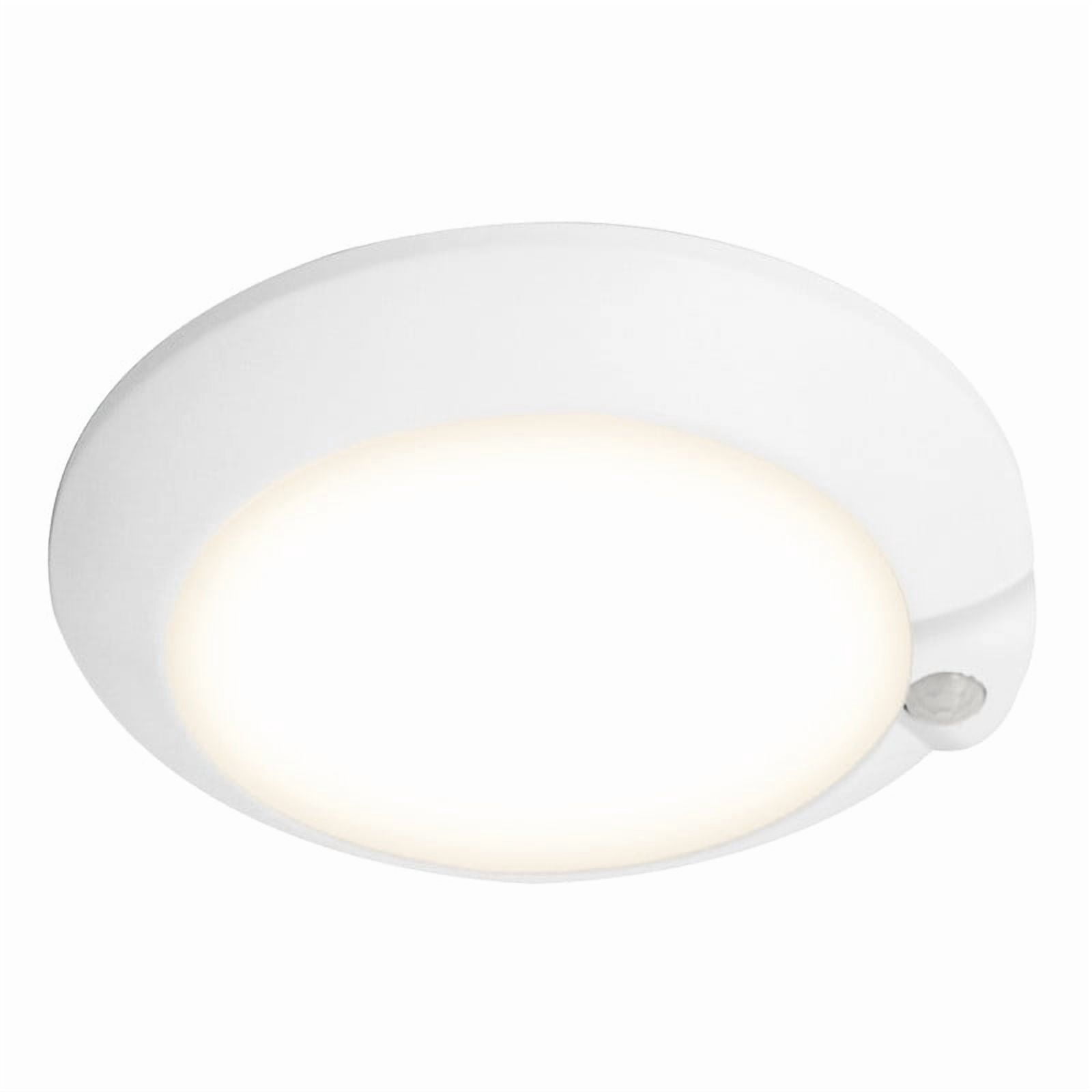 Lucere LED Motion Sensor Flush Mount Ceiling Lighting Fixture, 6.5 inch 120V LED Closet Motion Sensor Light, 3000K Round Lighting Fixture for Stairs Closet Rooms Porches Basements Hallways Pantries