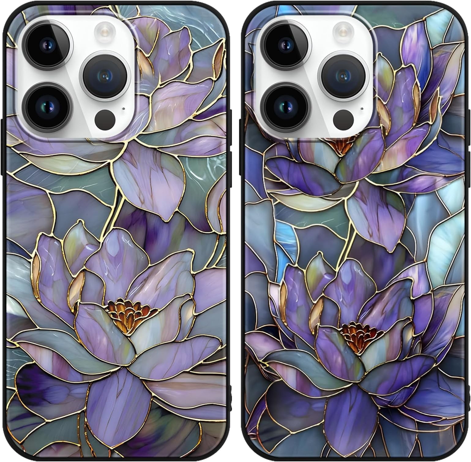 2 Packs Pattern Phone Case for iPhone 13 Pro 6.1