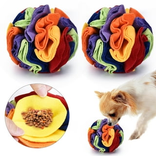 SPRING PARK Snuffle Treat Ball for Dogs Large, Dog Puzzle Toys for Smart  Dogs, Leaking Food Dog Toy, Dog Interactive Toys Encourages Natural  Foraging Skills 