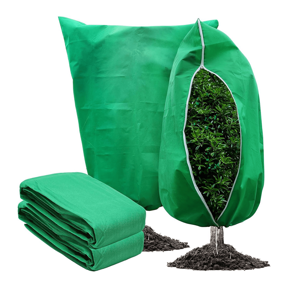 2 Packs Plant Covers Freeze Protection 47.7In x 71.7In Frost Blankets