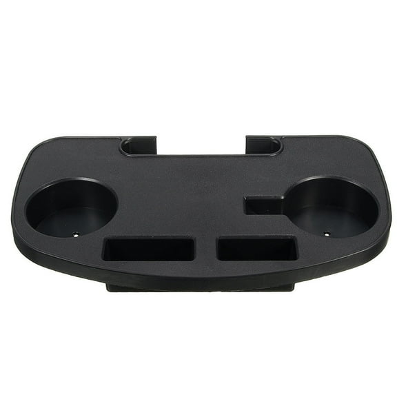 2 Packs Portable Chair Side Table with Cup Holder and Phone Slot for Camping Beach Sports Outdoor Activities Lightweight Plastic Clip On Tray Utility Caddy Organizer