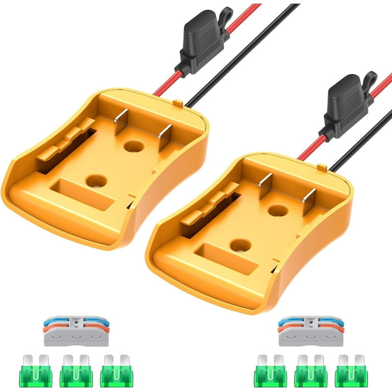 Packs Power Wheel Adapter for Dewalt 20V Battery Adapter Power