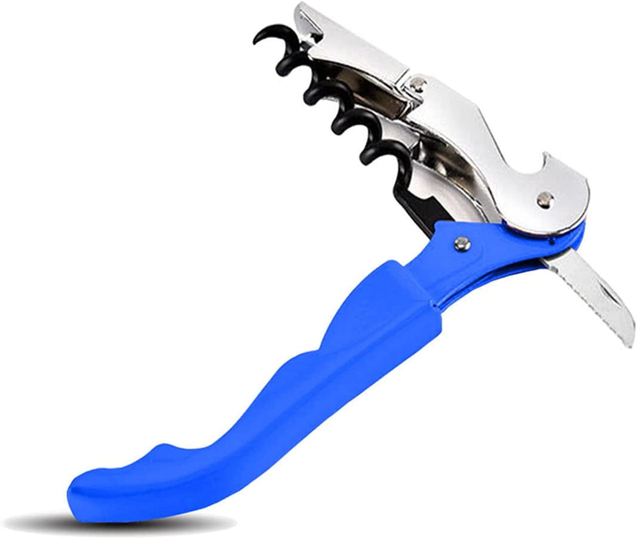 2 Packs Professional Waiter Corkscrew Wine Opener with Foil Cutter