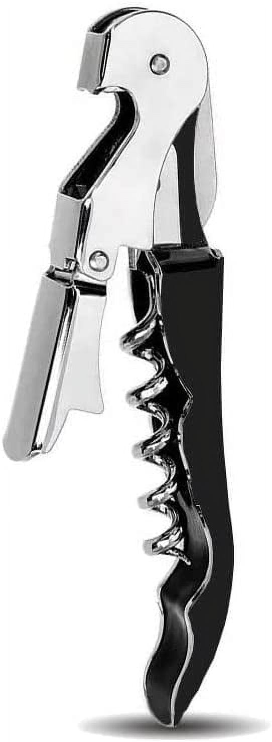 2 Packs Professional Waiter Corkscrew Wine Opener with Foil Cutter