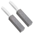 thumbnail image 1 of 2 Packs Pumice Cleaning Stone with Handle Pumice Stone for Toilet Bowl Cleaning Pumice Sticks for Cleaning Toilets, Bathtubs, Grills, Swimming Pools, Sinks, 1 of 8