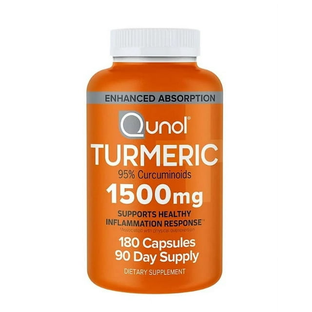 2 Packs Qunol Turmeric 1,500 Mg., 180 Capsules Offer ToGo