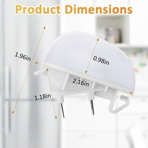 2 Packs Refrigerator Freezer LED Light Bulb for Amana