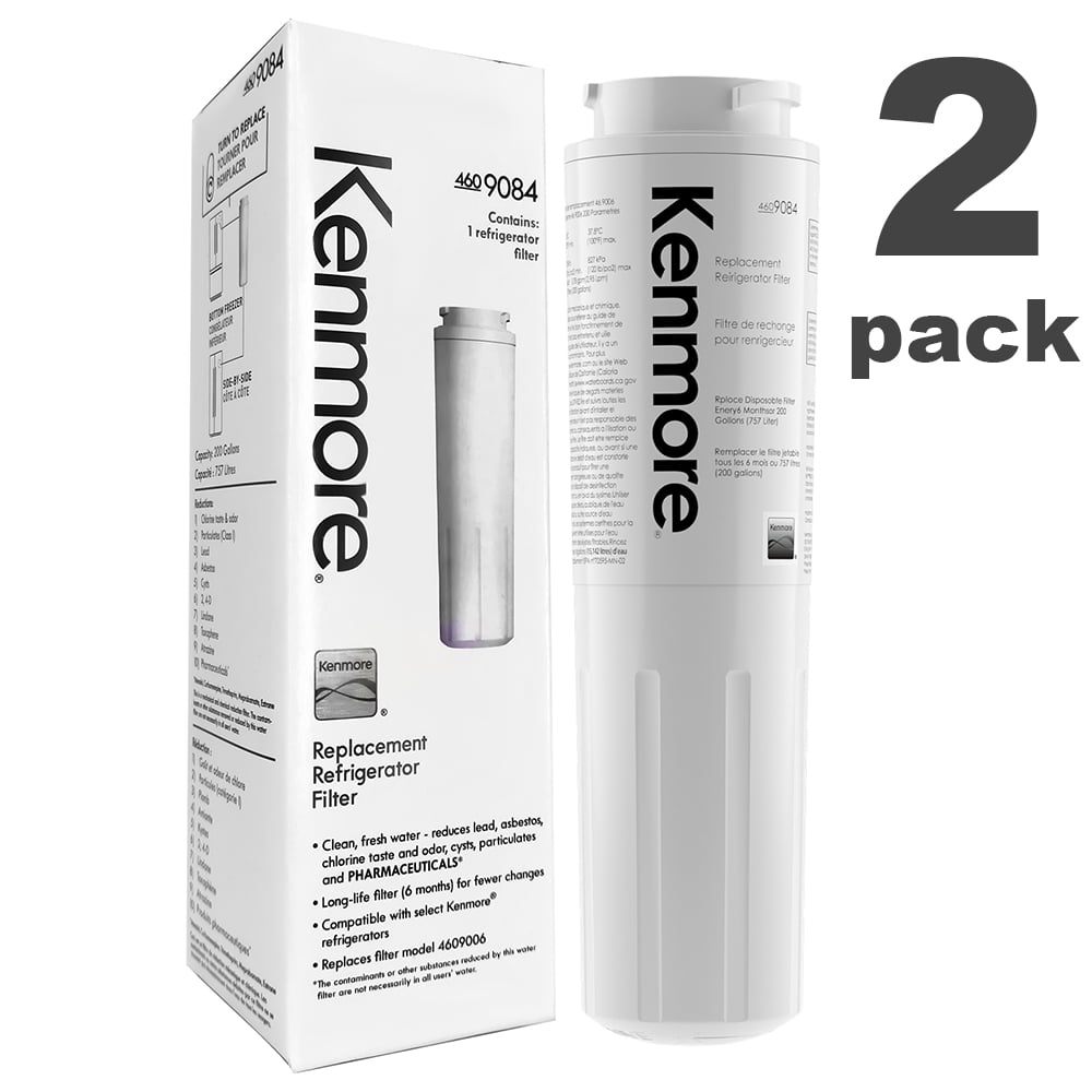 2 Packs Refrigerator Water Filter Kenmore 9084 UKF8001 Replacement for