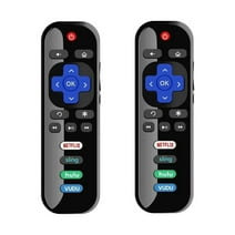 2-Packs Replaced Roku TV Remote, Only for Roku TV, Compatible for TCL Roku/Hisense Roku/Onn Roku/Sharp Roku/Philips Roku Series Smart TVs (Not for Roku Stick and Box)