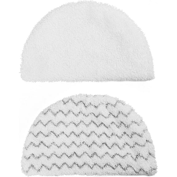 2 Packs Replacement Pads for Bissell PowerFresh Steam Mop 1940 1806 2814 2078 1544 2075 35018 2685A Series Washable Reusable Highly Absorbent Include 1xSoft Touch/1xScrubby Pads