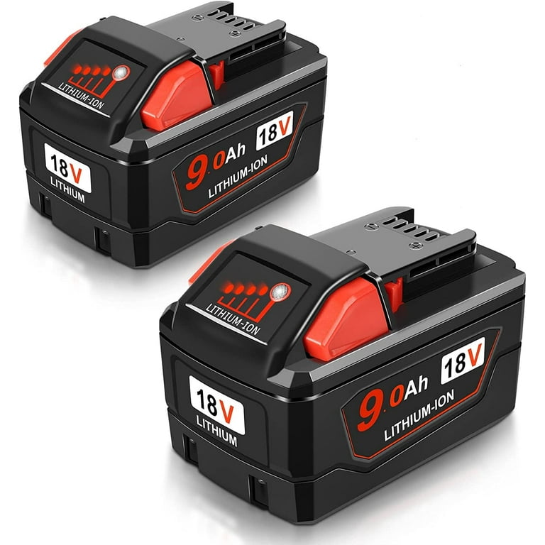 Milwaukee 18v 9 amp battery discount