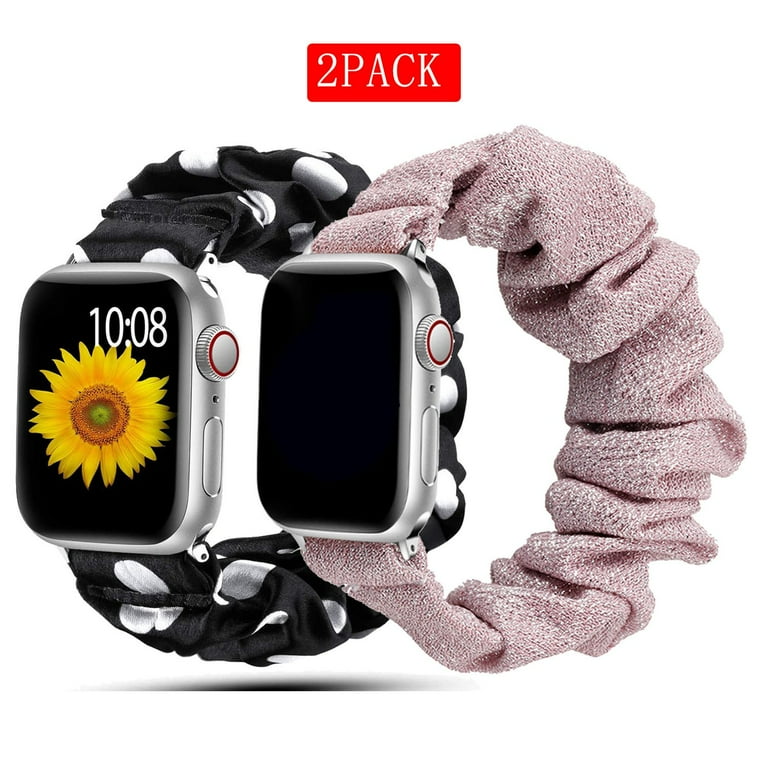 Packs Scrunchie Bands for Apple Watch Bands 38mm 41mm 45mm 42mm