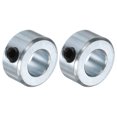 thumbnail image 1 of 2 Packs Set Screw Collars 7/16" Bore Carbon Steel Shaft Collars, 7/8" OD, 7/16" Width Axle Collar Clamp, 1 of 5