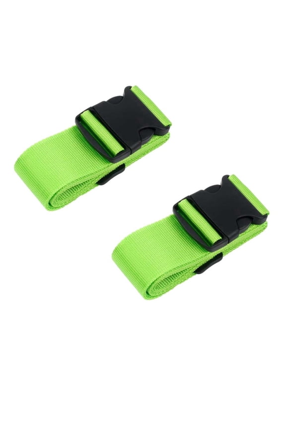 2 Packs Suitcase Straps, Bright Color Adjustable Luggage Belts, TSA Approved 1.9x78inches