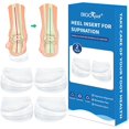 2 Packs Supination Correction Insoles, 3 Layers Adjustable Heel Wedge