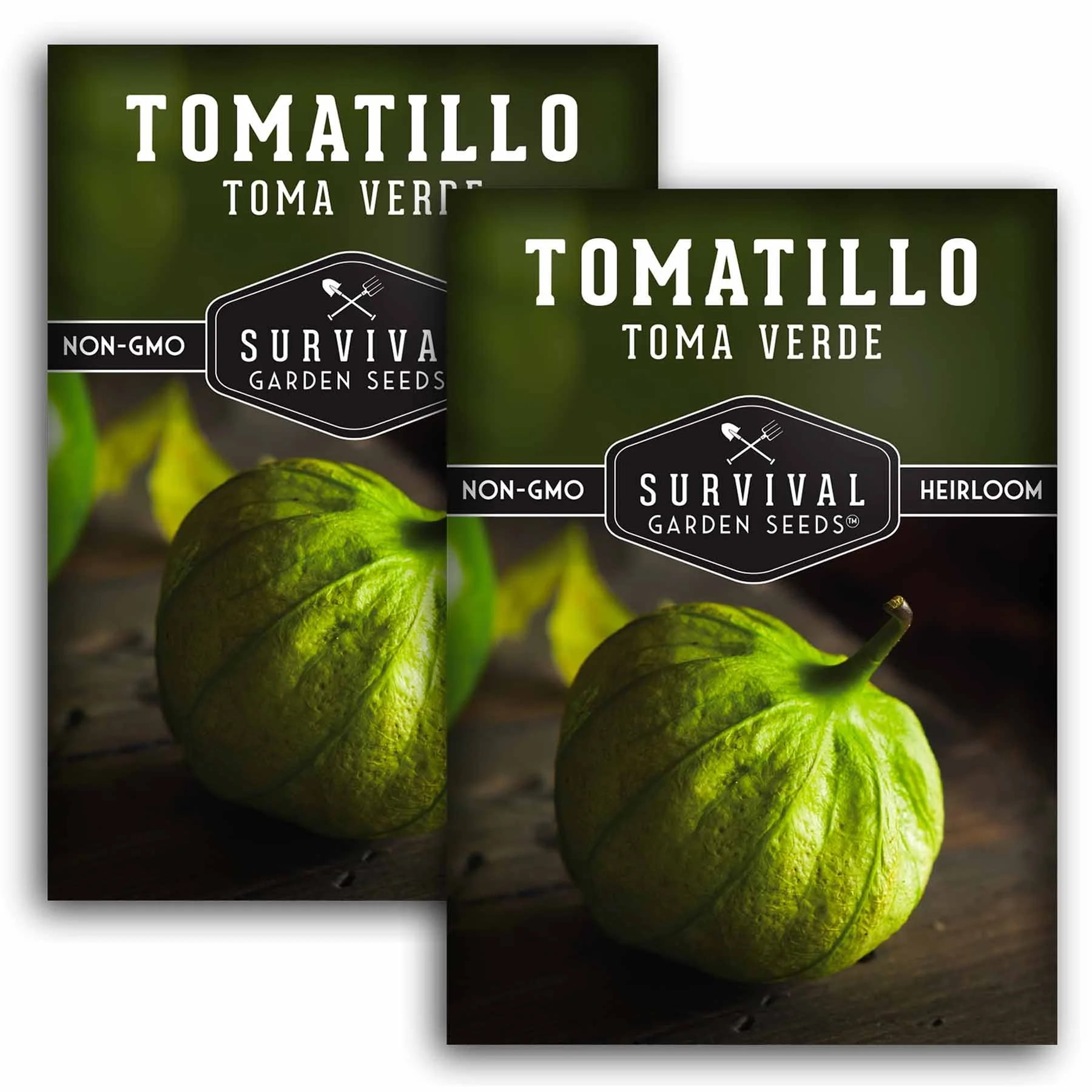 2 Packs Toma Verde Tomatillo Seed NonGMO Heirloom Full Sun Annual