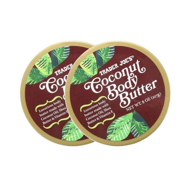 Trader Joe's Coconut Body Butter, 2 Packs from USA by geniusnn