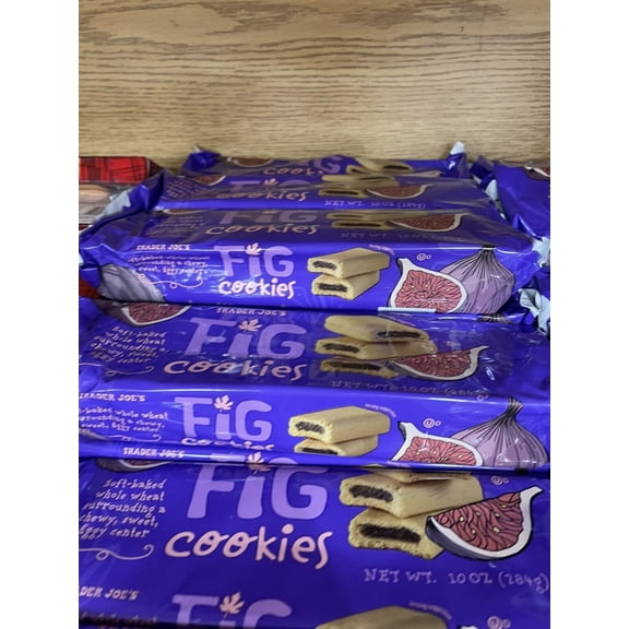 2 Packs Trader Joe's Fig Cookies 10 oz Each Pack, Total 20 oz