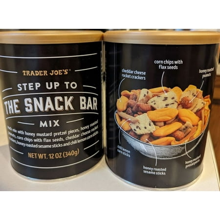 2 Packs Trader Joe's Step Up To The Snack Bar Mix 12 oz Each Pack, Total 24 oz
