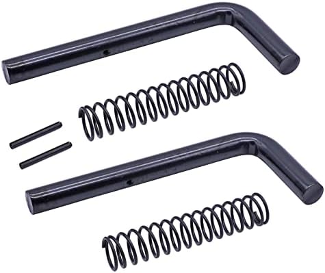 Trailer Gate Latch 2-Pack Trailer Gate Spring Latch Kit #819T – Fits Carry-On Utility Trailers – L-Shaped Pin, Spring & Roll Pin Trailer Gate Latch 2-Pack Trailer Gate Spring Latch Kit #819T – Fits Carry-On Utility Trailers – L-Shaped Pin, Spring & Roll Pin