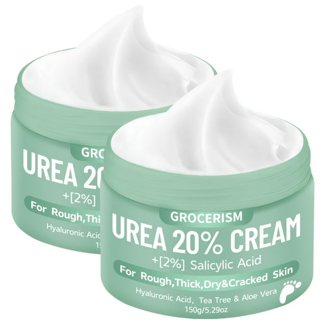 2 Packs Urea Cream 20 Plus 2 Salicylic Acid 5.3oz Tree Foot Cream