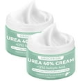 thumbnail image 1 of 2 Packs Urea Cream 40 Plus Salicylic Acid 5.30 oz || Foot Cream and Hand Cream, with Hyaluronic Acid, Tea Tree, and Aloe Vera, Callus Remover and Cracked Heel Repair Care, 1 of 8