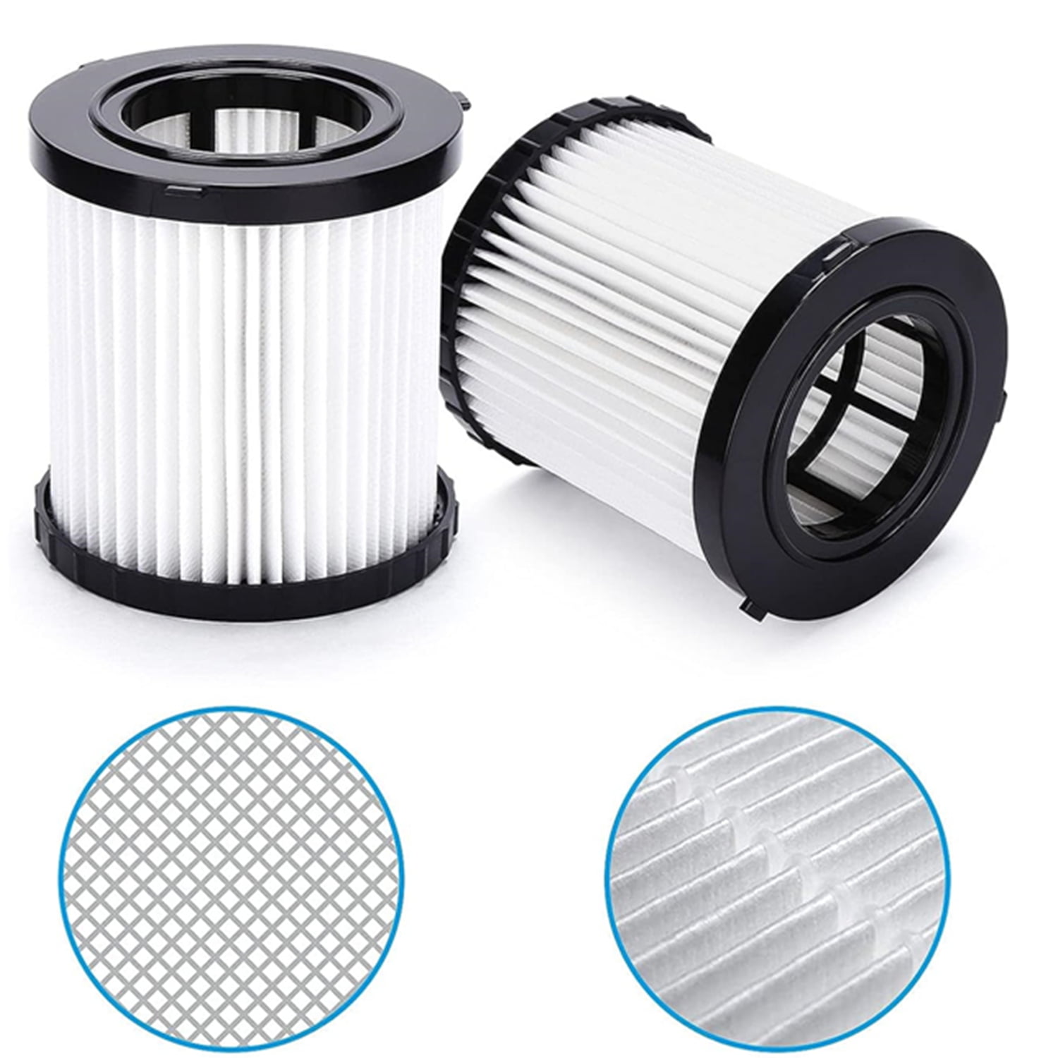 2 Packs Vacuum Hepa Replacement Filter for DEWALT DCV580 (Cordless
