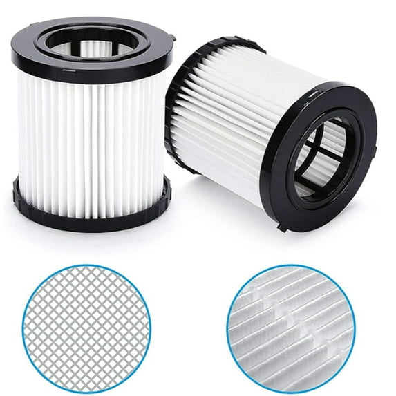 2 Packs Vacuum Hepa Replacement Filter for DEWALT DCV580 (Cordless) DCV581H DCV5801H 20V MAX Wet/Dry, Washable and Reusable Hepa Filter