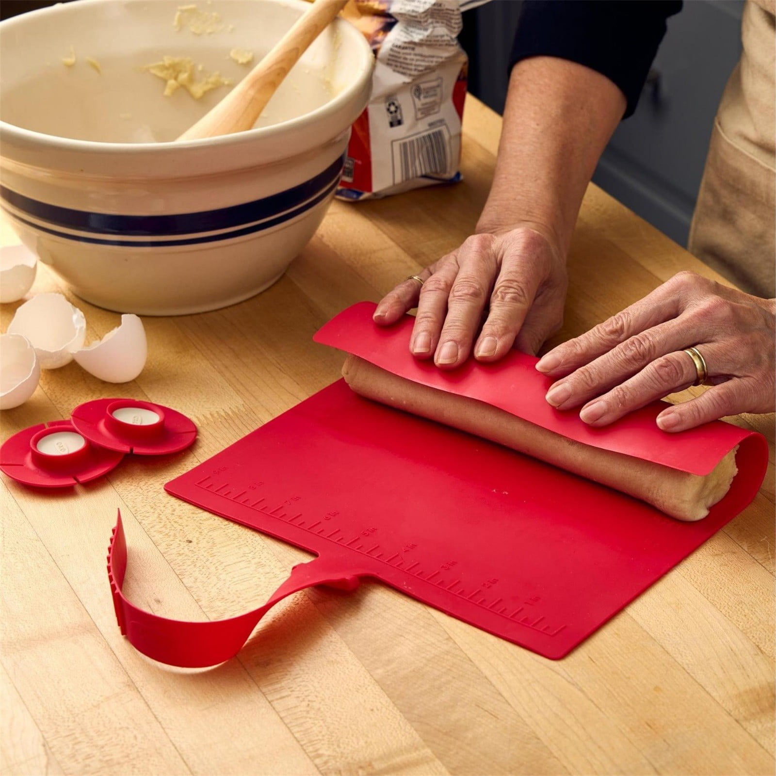 2 Packs Walmart Labor Day 2024Biscuit Moulds,Baking Kneading Pad Non