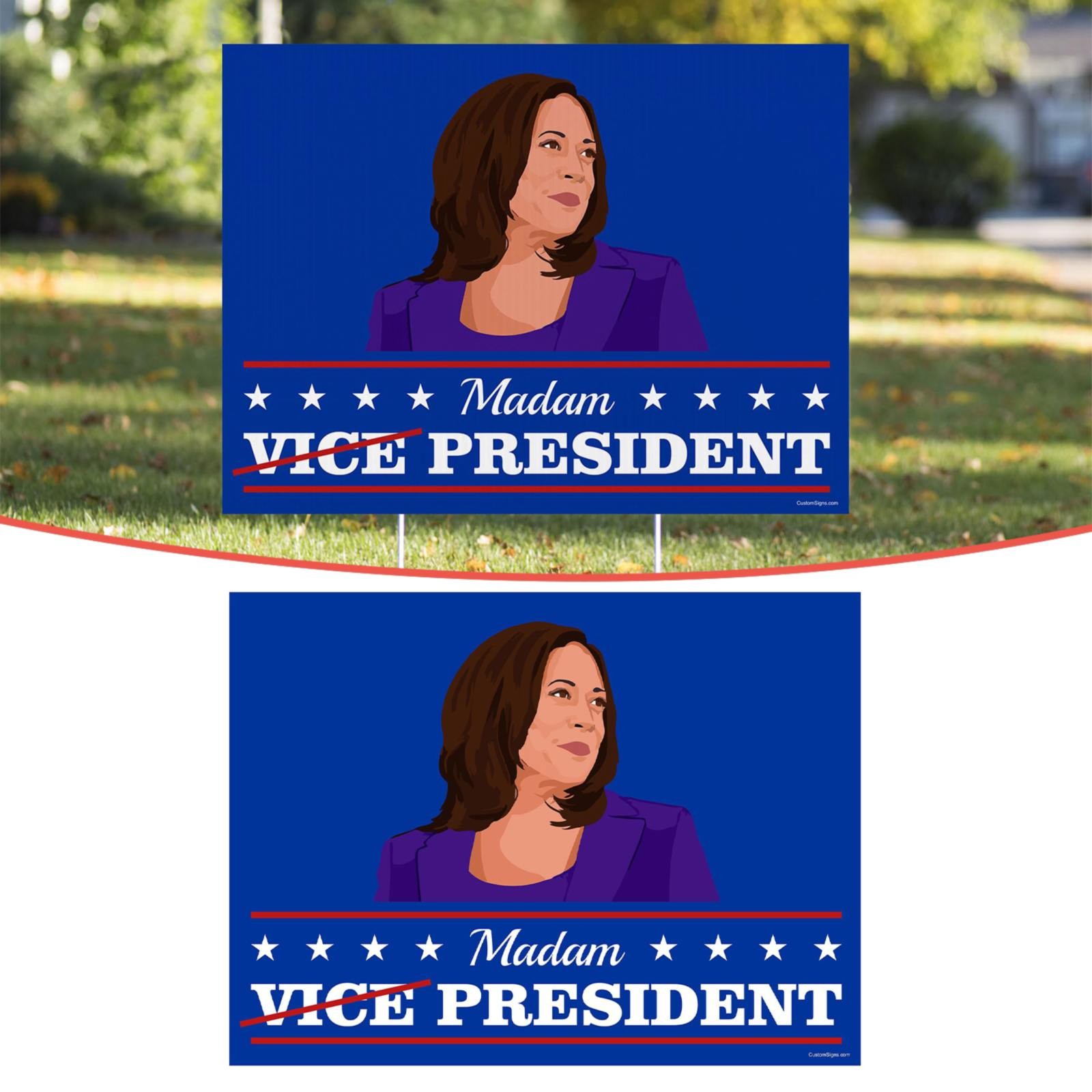 2 Packs Walmart Labor Day 2024Card Slot,Kamala 2024 For President Yard
