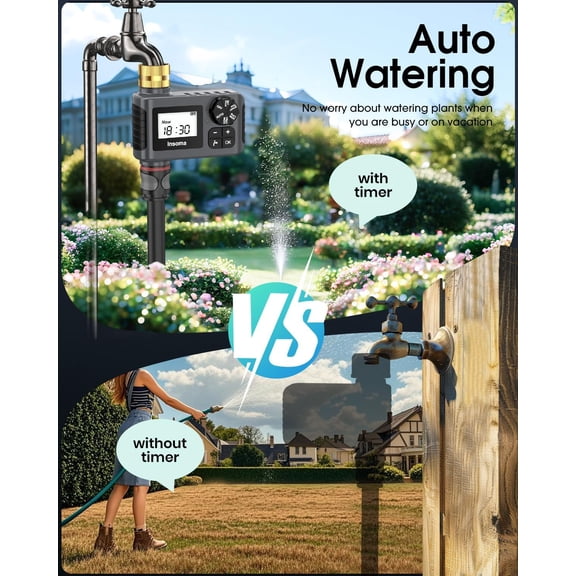 2-Packs Water Timer for Outdoor Garden Hose