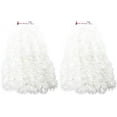 thumbnail image 1 of 2 Packs White Super Duper Thick Tinsel Garland 50 Ft Total (Two Strands Each 25 ft Long) (White, 50 Ft. (Two 25 ft Tinsels) 2 Bags, 1 of 6