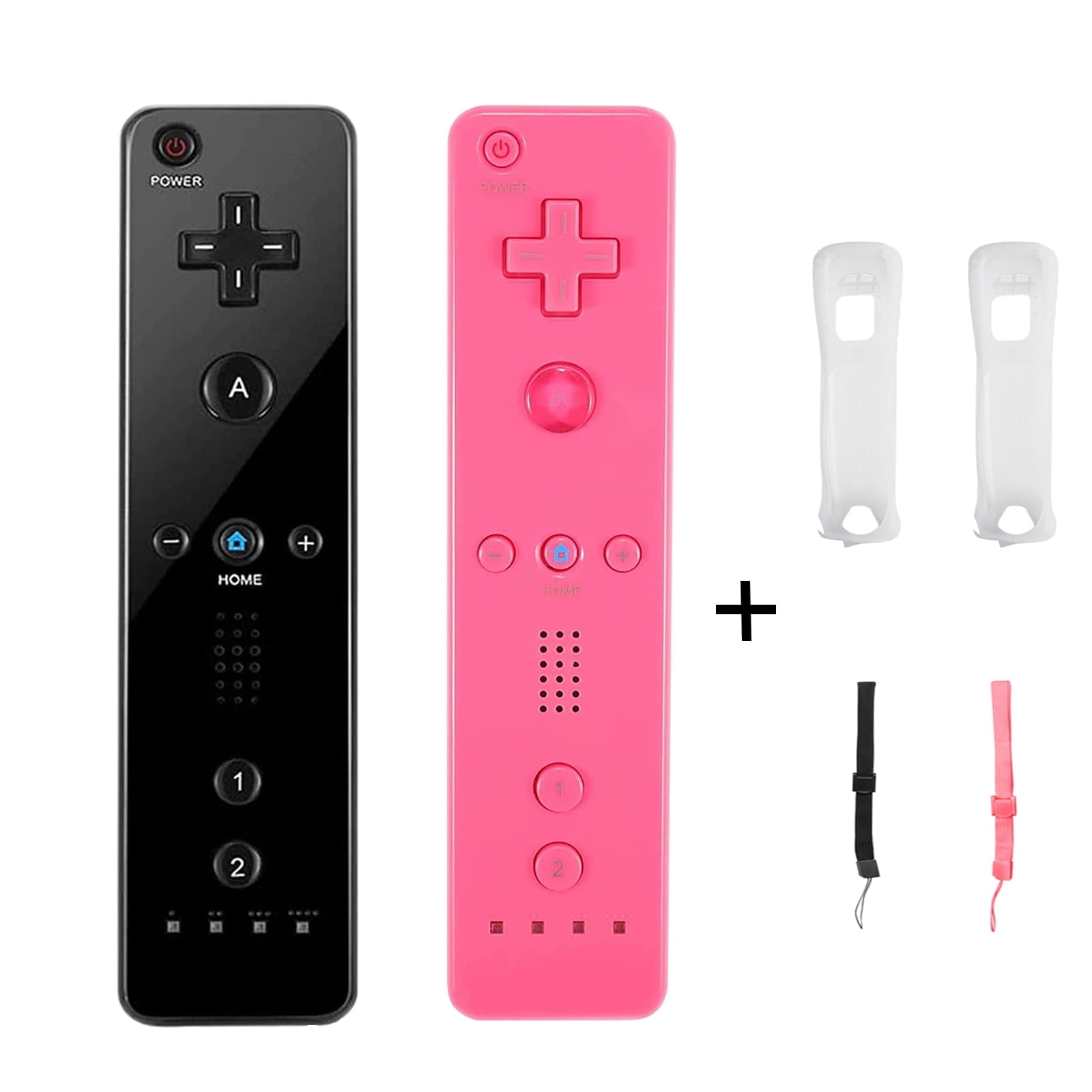 BEYGORM 2 Packs Wii Remote Controller, Motion Plus Built-in