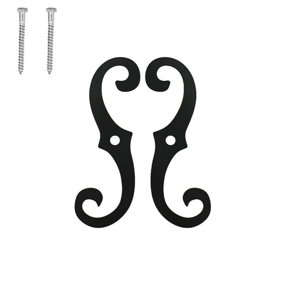 2 Packs Window Blind Fastener Metal Hook Holder for Blinds Home Decor Easy Installation Durable Decorative Hardware for Curtains Rods